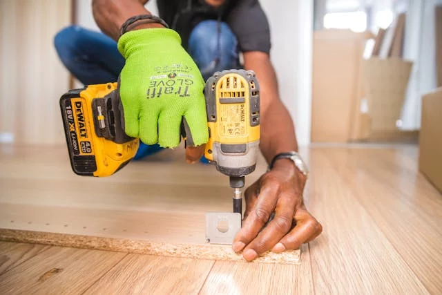 Carpenter at work